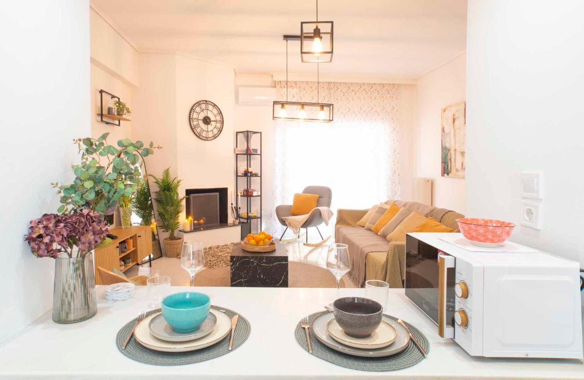 Top Floor Apartment In Chalkida Bagian luar foto