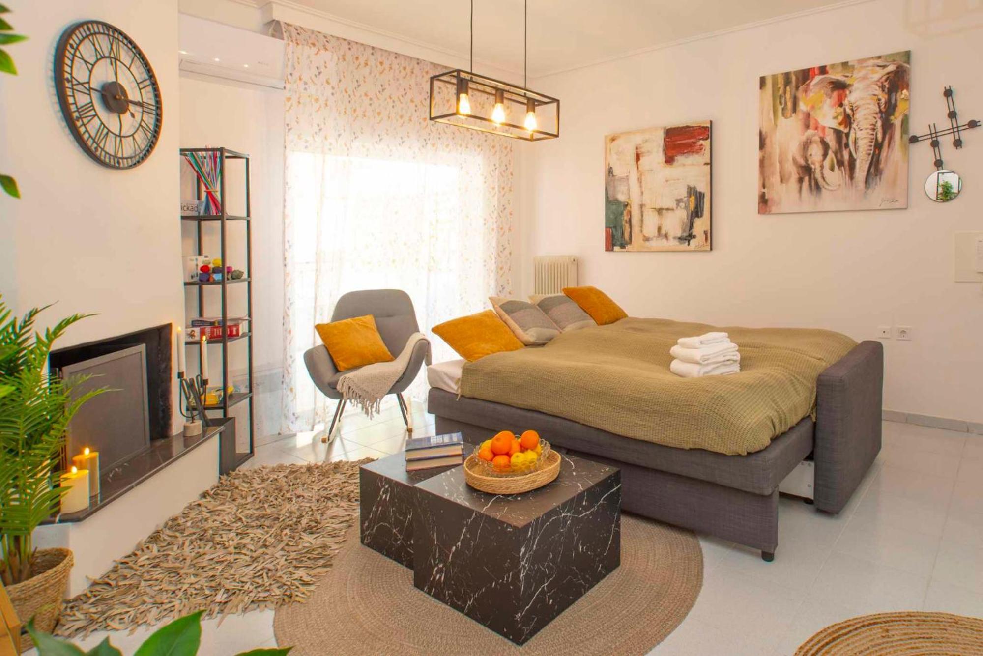 Top Floor Apartment In Chalkida Bagian luar foto