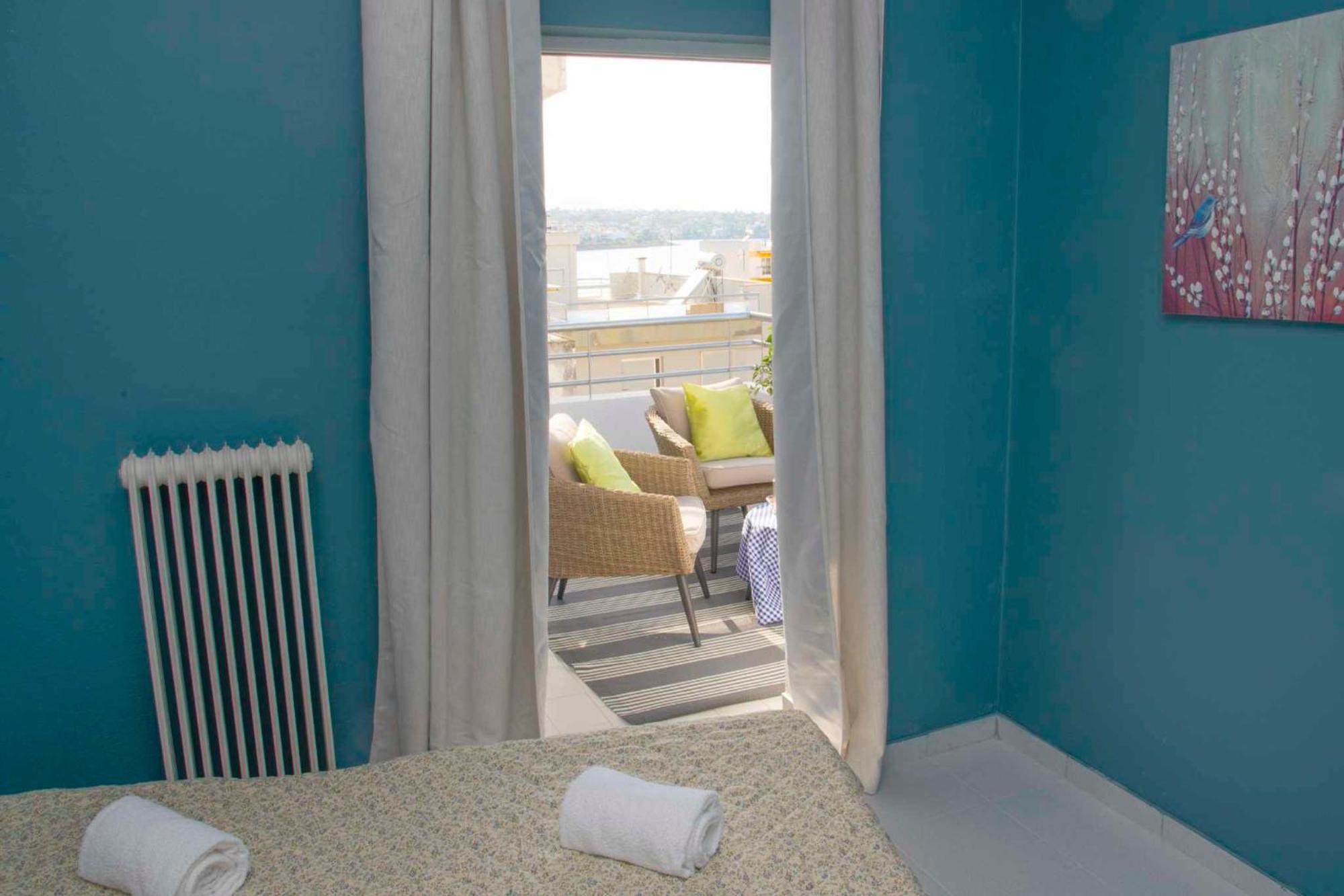 Top Floor Apartment In Chalkida Bagian luar foto